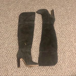 Joie - Grey Suede Over the Knee Boot